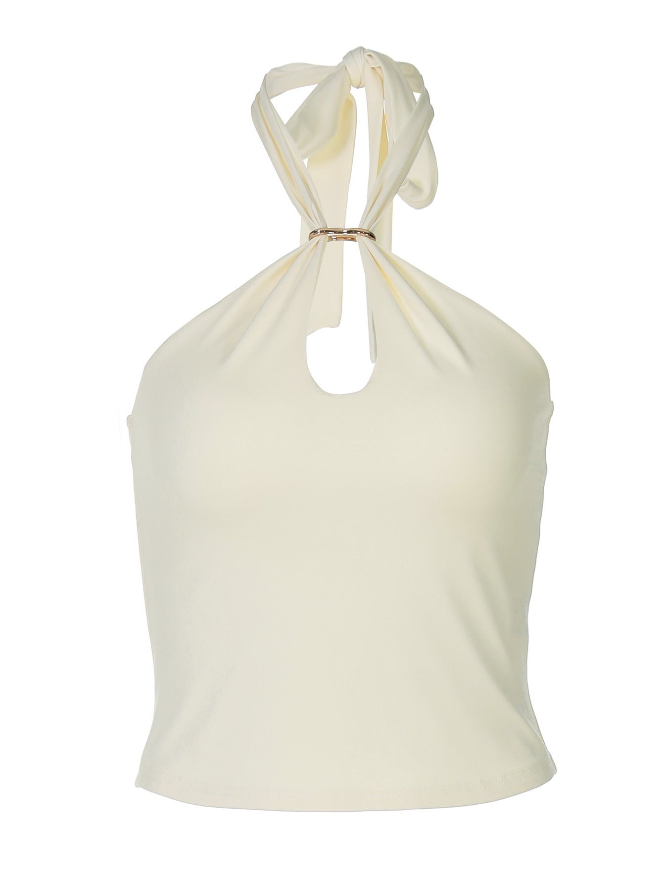 Womens Lace-Up Sleeveless Top